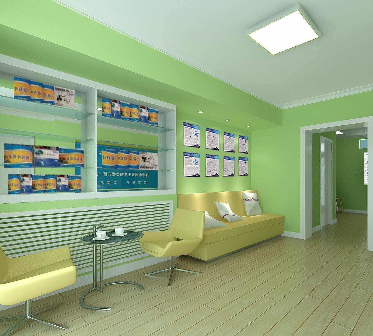 易視界中山店綠色溫馨的店內裝修