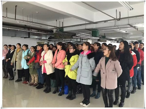 易視界軍團早會進行中