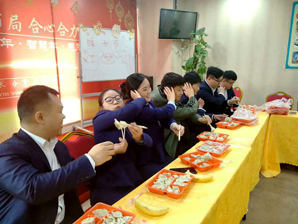 冬至游戲進行中，小伙伴們都玩得十分開心